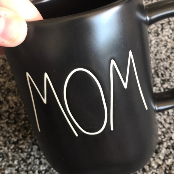 Rae Dunn MOM Black Ceramic Coffee Mug - Picture 3 of 6